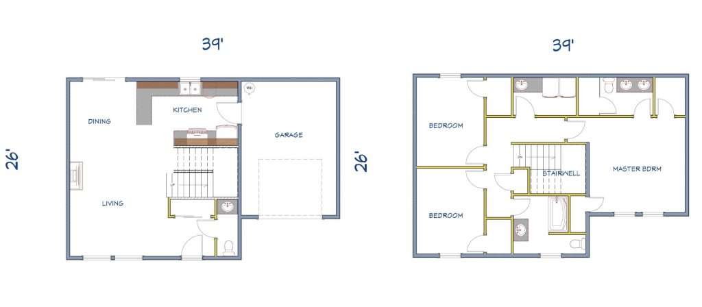Applewood farmhouse floor plans