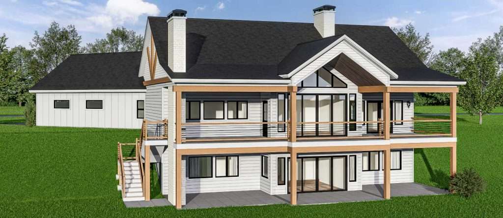 Prairie Hawk Premier House Plan back